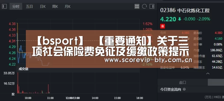 【bsport】
【重要通知】关于三项社会保险费免征及缓缴政策提示(图2) bsport体育